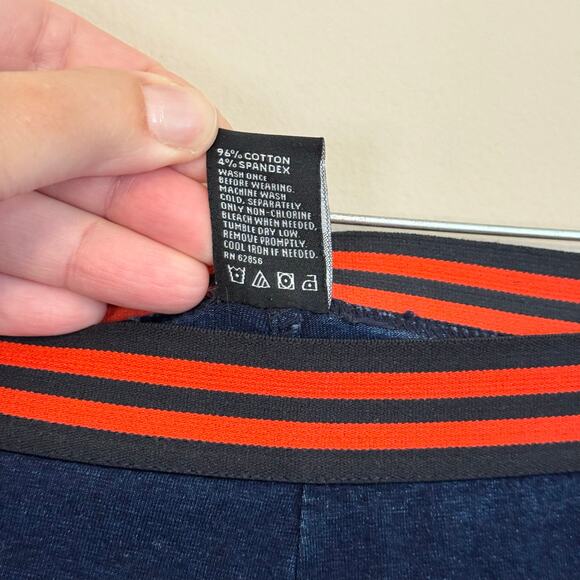 Hue Leggings Womens M Navy Blue Comfort Pull On Stretch Athletic Workout Gym - Picture 5 of 6